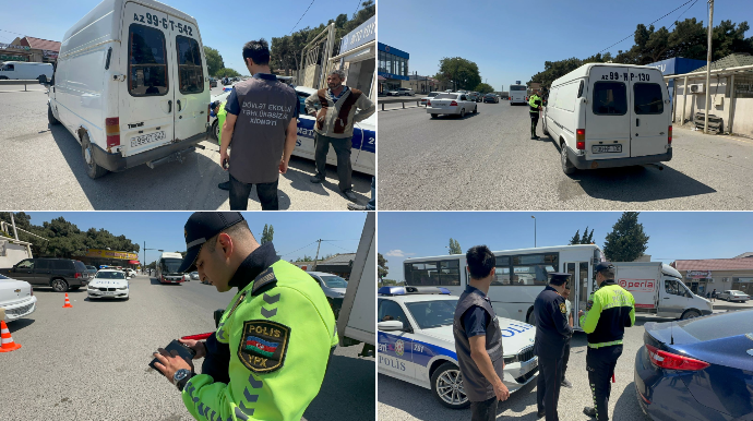 Sabunçuda yol polisi ətraf mühiti çirkləndirən avtomobil idarəçilərini cərimələdi - VİDEO 