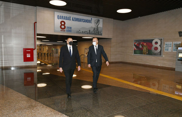 “8 Noyabr” stansiyası istifadəyə verildi  - FOTO