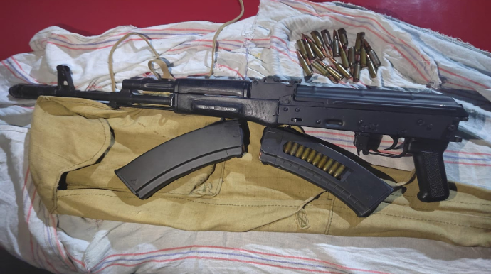 Sabirabadda avtomobilində avtomat saxlayan şəxs tutulub   - FOTO