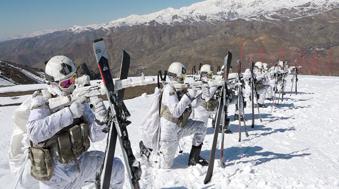 Naxçıvanda döyüş əməliyyatları ilə bağlı taktiki-xüsusi təlim keçirilib  - VİDEO
