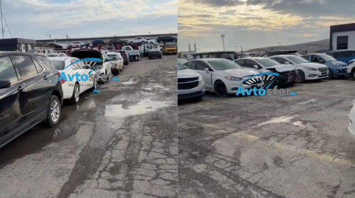 Bakı gömrüyündə diqqətçəkən dəyişiklik: Çin avtomobilləri azalıb - VİDEO 