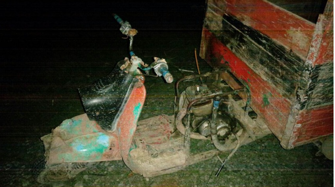 Yevlaxda avtomobil motosikletlə toqquşub, xəsarət alan var