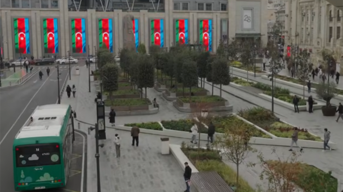 Avtomobilyönümlü şəhərdən insanyönümlü şəhərə - “Euronews” Bakıdan reportaj hazırladı - VİDEO