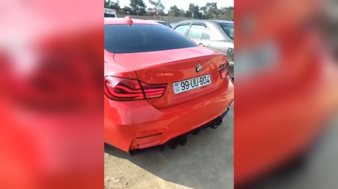 Задержан водитель, установивший усилитель звука на BMW - ВИДЕО 