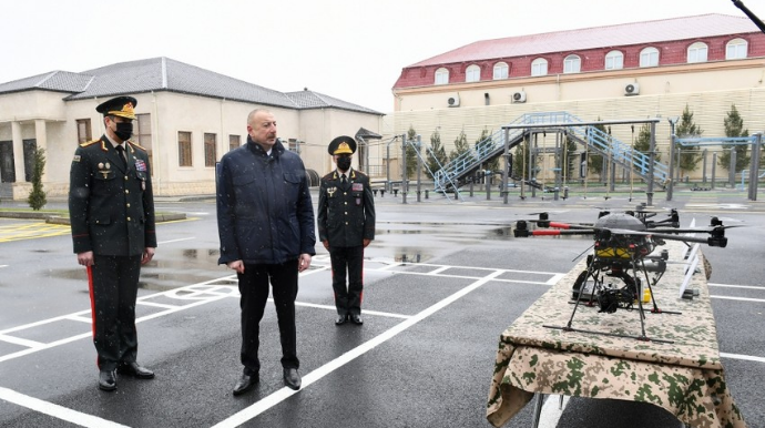 Azad olunmuş ərazilərdə müasir komendant postları qurulur  - FOTO