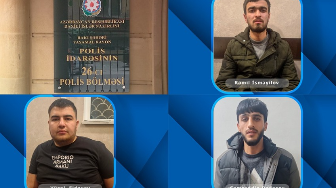 Yasamalda 3 200 manatlıq rabitə kabeli oğurlayanlar saxlanılıb  - FOTO