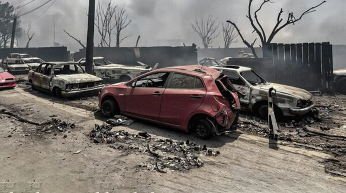 Cərimə meydançasında yanğın: 700-dən çox avtomobil yararsız hala düşdü - VİDEO 