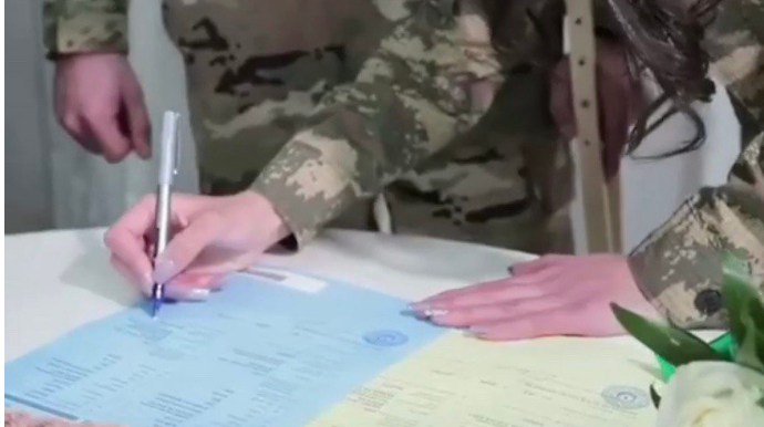 Vətən müharibəsinin qəhrəmanları  evləndilər  - VİDEO