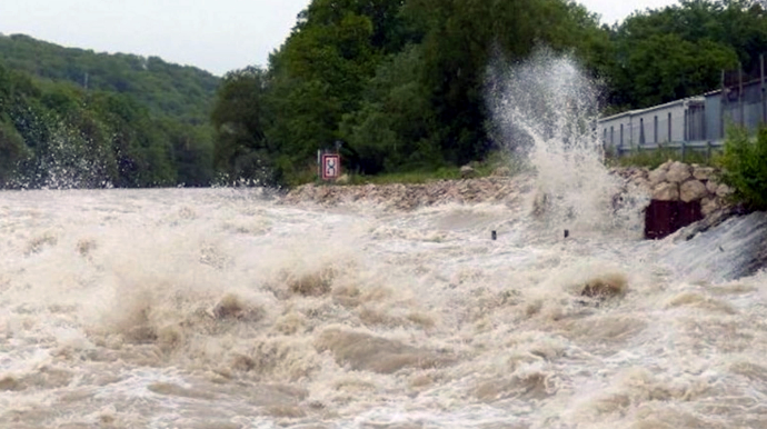 Azərbaycanın bəzi çaylarında sululuq artır: Sel təhlükəsi - VİDEO 