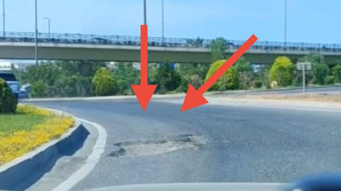 Aeroport yolunda asfalt dağılıb, həll edən yoxdur– VƏTƏNDAŞ ŞİKAYƏTİ   - FOTO