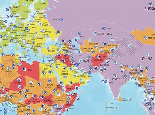 2017-ci ildə səyahət üçün ən təhlükəli ölkələr – XƏRİTƏ