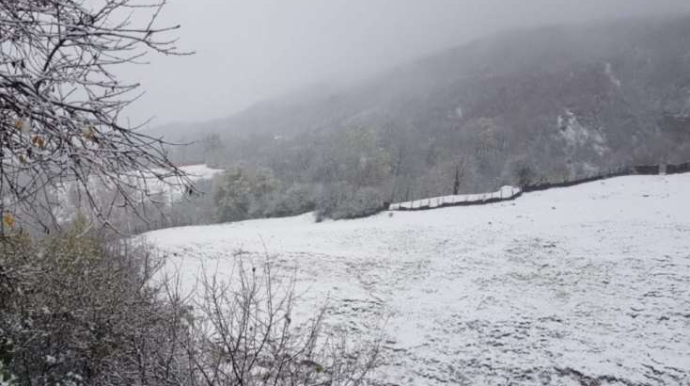 Bu ərazilərə qar yağmağa başladı