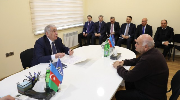 AAYDA sədri vətəndaşların müraciətlərini dinlədi - FOTO