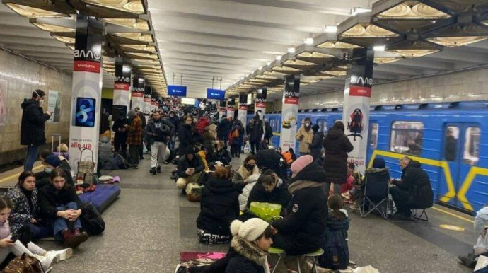 Kiyev metrosu işini tamamilə dayandırdı 
