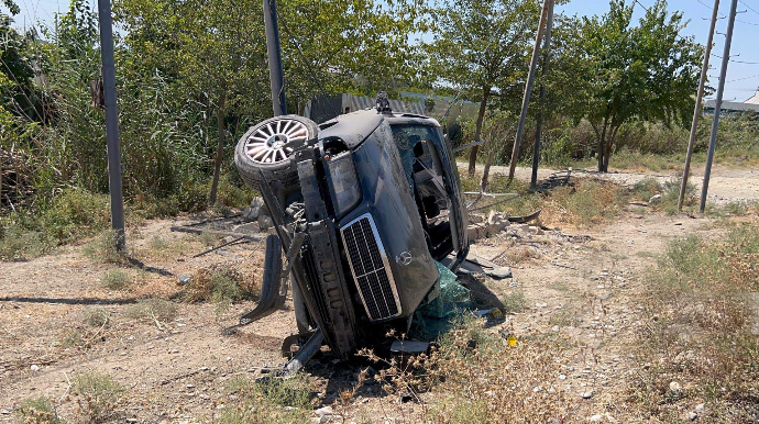 В Кюрдамире в результате ДТП погиб один человек - ВИДЕО