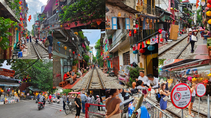 Turistlərin xilas etdiyi dəmir yolu xətti - FOTO