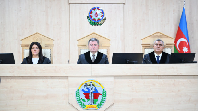 Bakıda separatçıların məhkəməsi: Çıxışlar başa çatdı - FOTO 