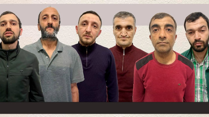 Nəsimi rayonunda polis 6 nəfəri saxlayıb  - VİDEO