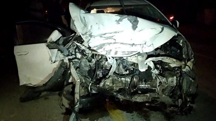 Gədəbəydə avtomobil aşıb, xəsarət alanlar var 