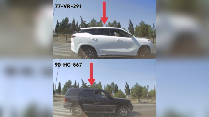 Qırmızı işığı vecinə almayan intizamsız sürücülər qəzanın bir addımlığında - VİDEO