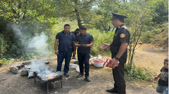 Azad olunmuş ərazilərdə təhlükəsizliklə bağlı maarifləndirmə davam etdirilir - FOTO