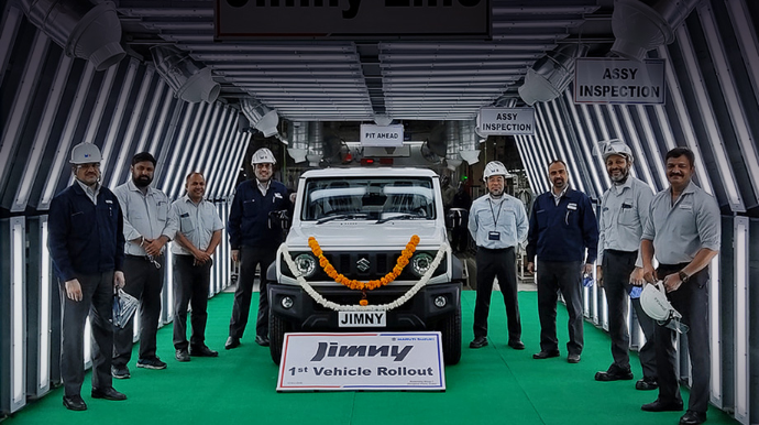  Внедорожник "Suzuki Jimny"  встал на конвейер в Индии