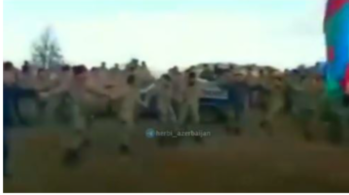 Азербайджанские солдаты станцевали яллы на Джыдыр-дюзю    - ВИДЕО