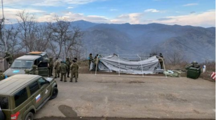 Sülhməramlılar da Laçında çadır qurur 