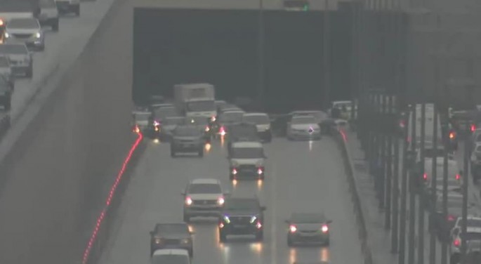 Ziya Bünyadov prospektində qəza baş verib - FOTO