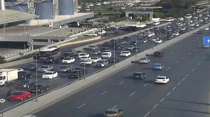 Bakıda sıxlıq müşahidə edilən yollar - SİYAHI 