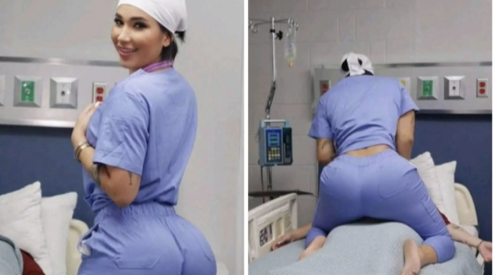 Tibb bacısının əməli səs-küyə səbəb oldu: Xəstələrlə görün nə edirmiş - FOTOLAR 