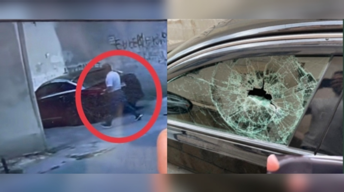 Bu adamdan ehtiyatlı olun: Maşınların şüşəsini sındırıb qaçır - VİDEO