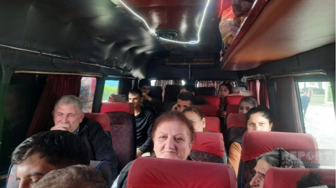 Ağdərənin Həsənriz kəndinə növbəti köç yola salındı - FOTO - YENİLƏNİB