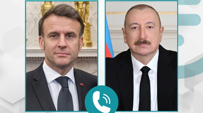 Emmanuel Makron İlham Əliyevə zəng vurub 