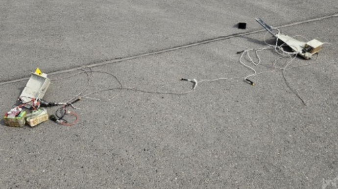 Naxçıvan aeroprotuna düşən dronun qalıqları - FOTOLAR 