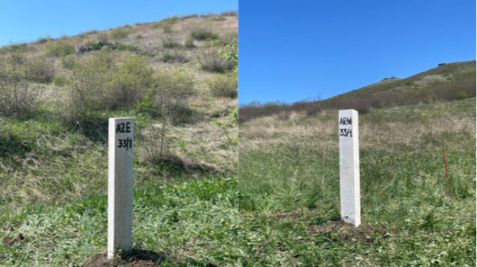 Sərhəddə quraşdırılan dirəklərin yeni sayı açıqlandı 