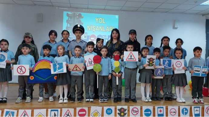 “Yol hərəkəti qaydalarını bilmək və ona əməl etmək vacibdir” devizi altında tədbir keçirilib  - FOTO