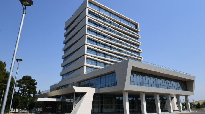 Prezident İlham Əliyev Naftalan Mərkəzi Sanatoriyasının açılışında iştirak edib