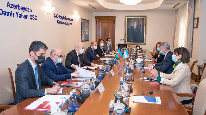 “Azərbaycan Dəmir Yolları” QSC-də Argentina səfiri ilə görüş keçirilib - FOTO
