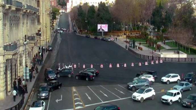 Bakının mərkəzində bu küçələr bağlanır - FOTO