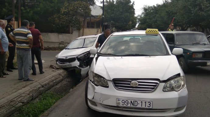 Xarici vətəndaşlar qəzaya düşüb - Lənkəranda  - FOTO