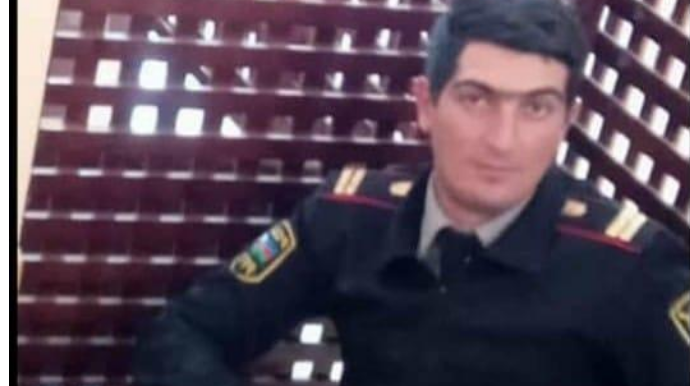 Azərbaycanda qəzada ölən polisin FOTOSU 