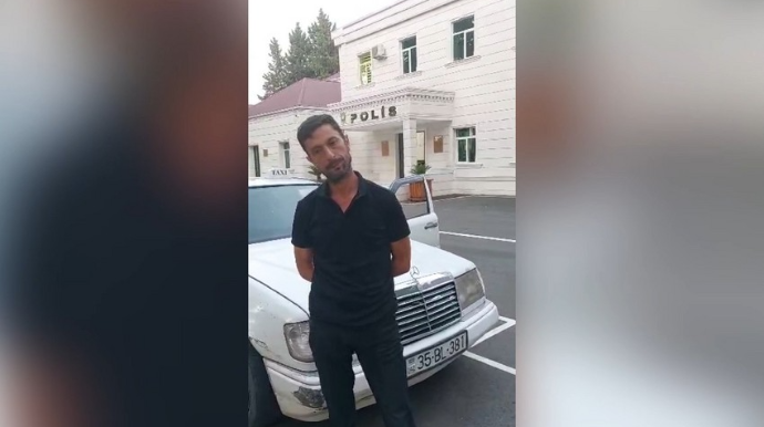 Narkotik çəkib toy karvanında avtoxuliqanlıq etdi - SAXLANILDI   - FOTO