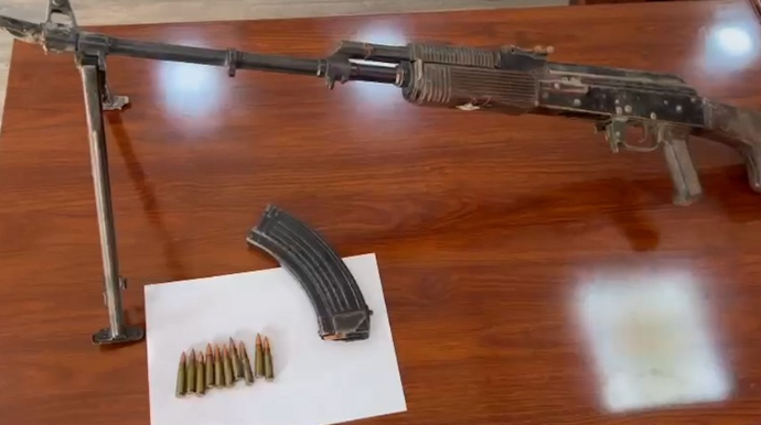 Bakıda pulemyot satmaq istəyən şəxs saxlanılıb  - VİDEO