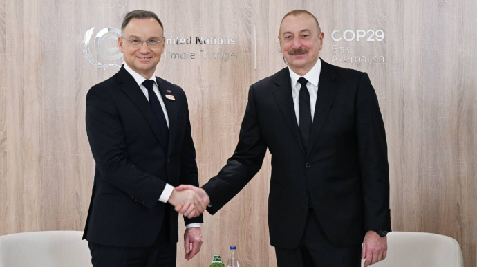 İlham Əliyev Polşa Prezidentini təbrik etdi