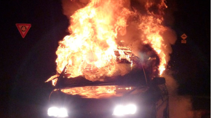 “Toyota” və “VAZ” yandı