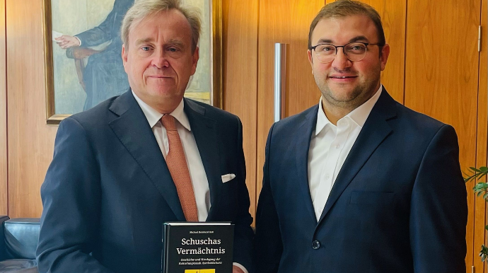 Nuran Abdullayev alman siyasətçiyə lokal antiterror tədbirləri barədə həqiqətləri danışıb