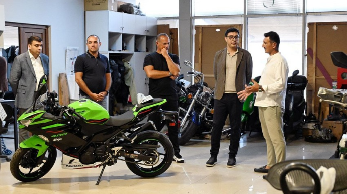 Nazir moto klubların fəaliyyəti ilə tanış olub - FOTO