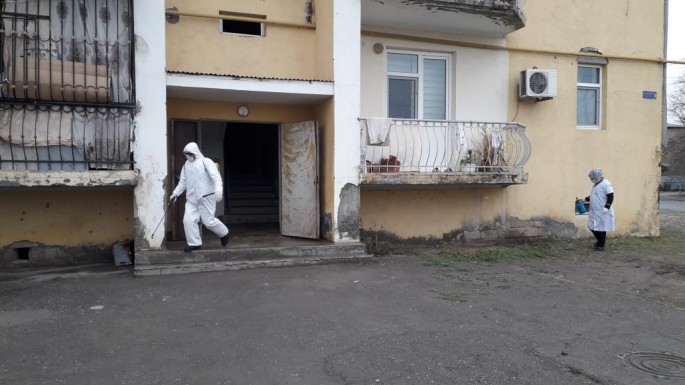 Yevlaxda koronovirus əleyhinə tədbirlər gücləndirilib - FOTO - VİDEO