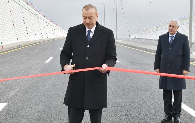 Prezident avtomobil tunelinin açılışını etdi - FOTO